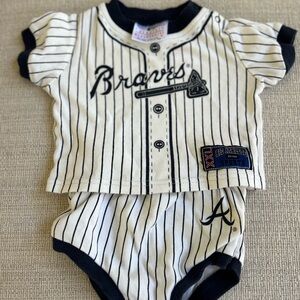 Kid Athlete Striped Sports Outfit